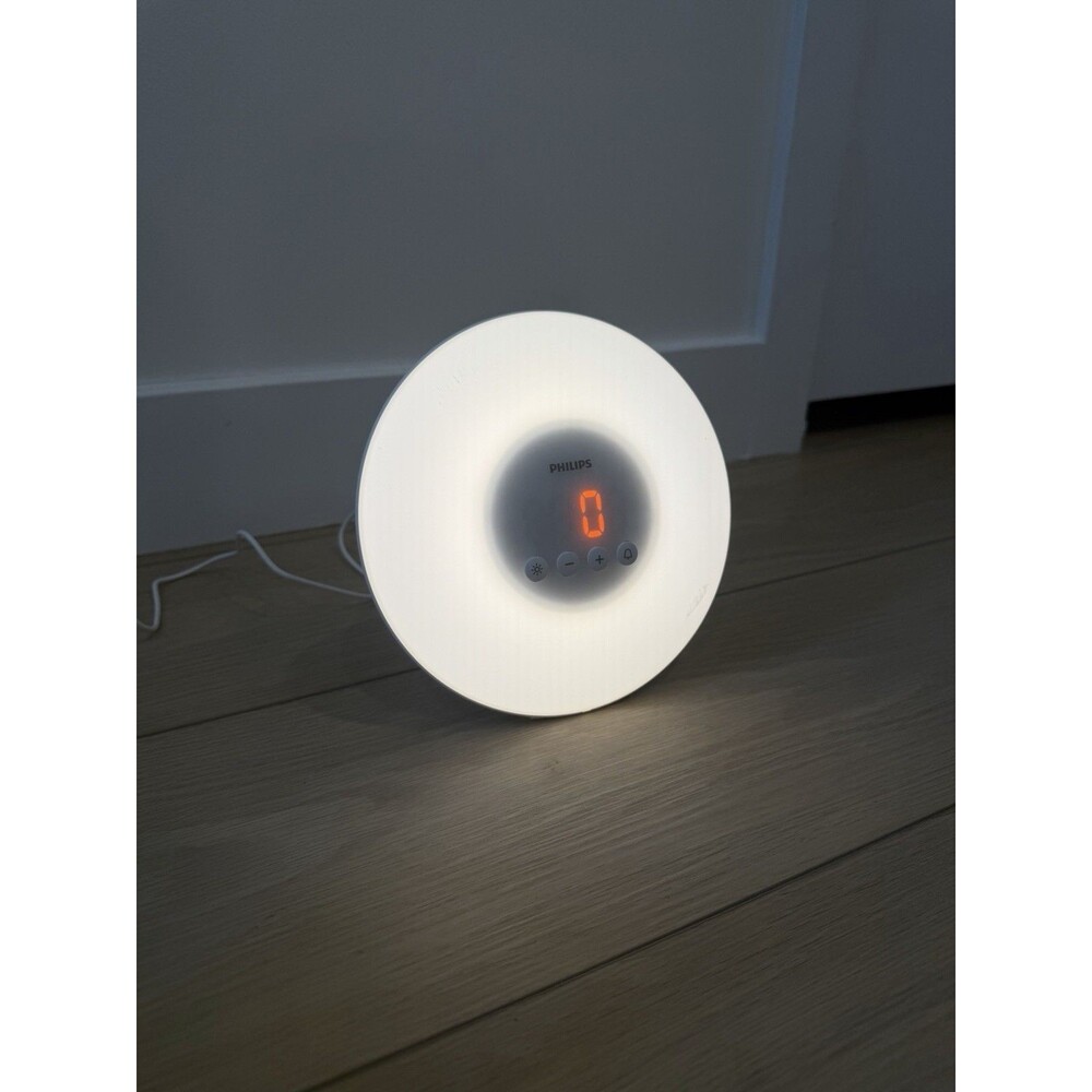 Philips SmartSleep Wake-Up Light Therapy Alarm Clock Sunrise HF3500 TESTED WORKS